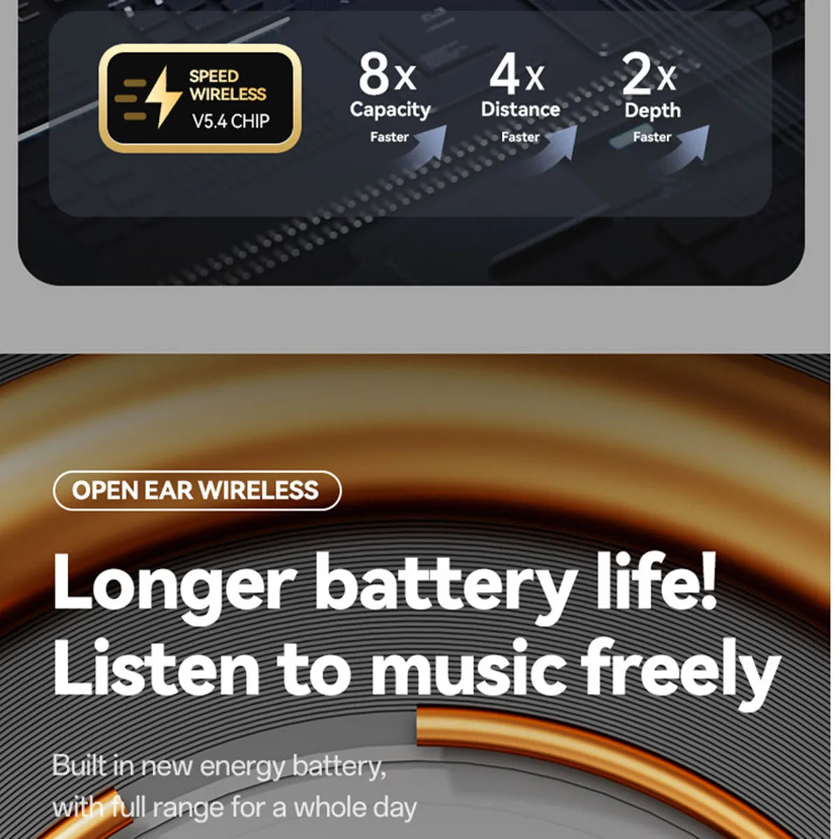 AI Real Time Translation Earbuds Portable Smart Touch Headphones Wireless Bluetooth Noise Headphones Translation 144 languages