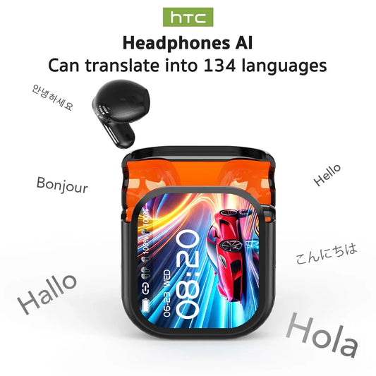 HTC NE20 AI Translator Wireless Earbuds – Bluetooth 6.0