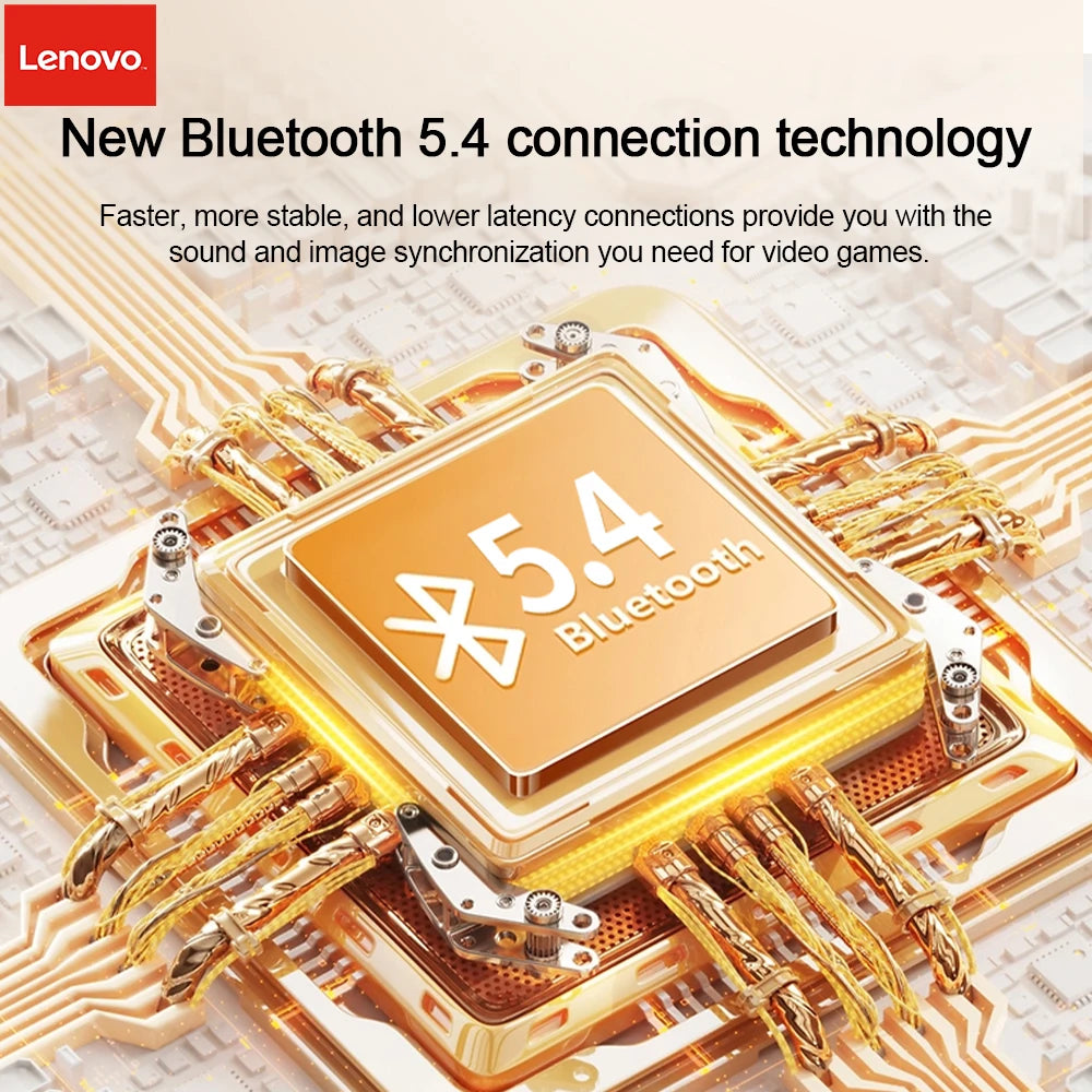 Lenovo QT02 AI Translation Wireless Earbuds with Touchscreen Charging Case