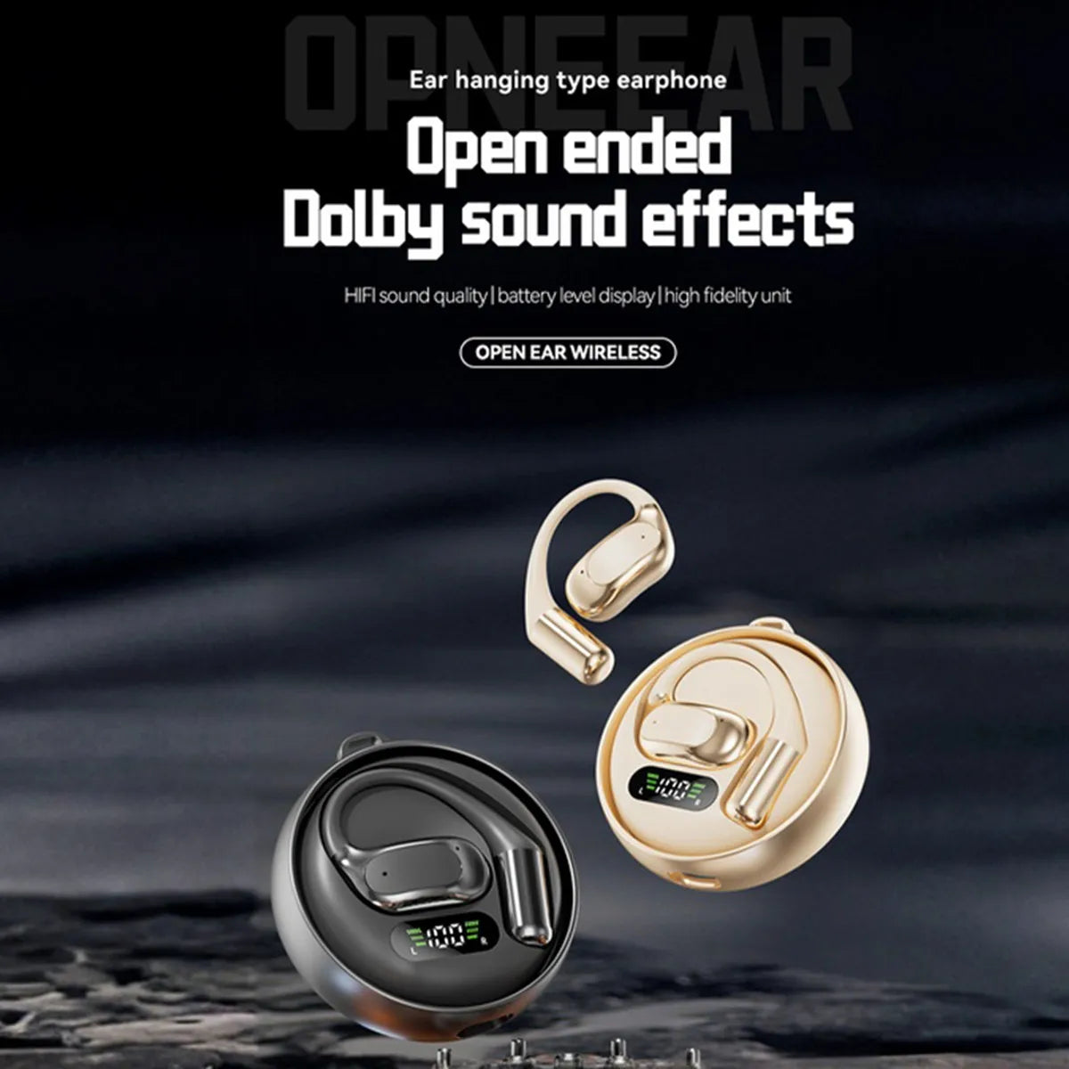 AI Real Time Translation Earbuds Portable Smart Touch Headphones Wireless Bluetooth Noise Headphones Translation 144 languages