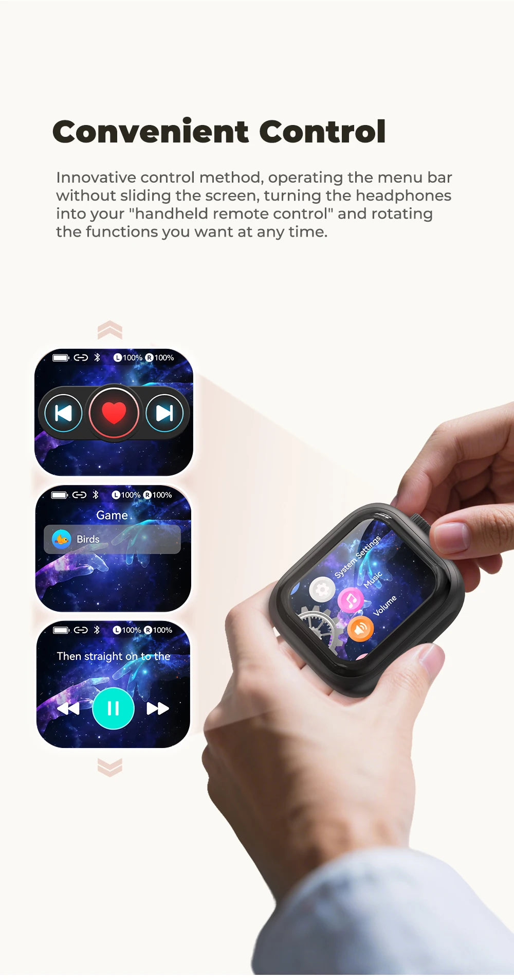 HTC NE40 TWS Bluetooth 6.0 Earbuds with AI Translator & Noise Reduction Mic