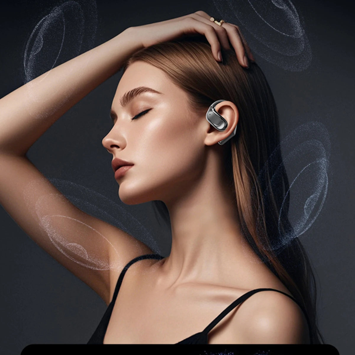 AI Real Time Translation Earbuds Portable Smart Touch Headphones Wireless Bluetooth Noise Headphones Translation 144 languages