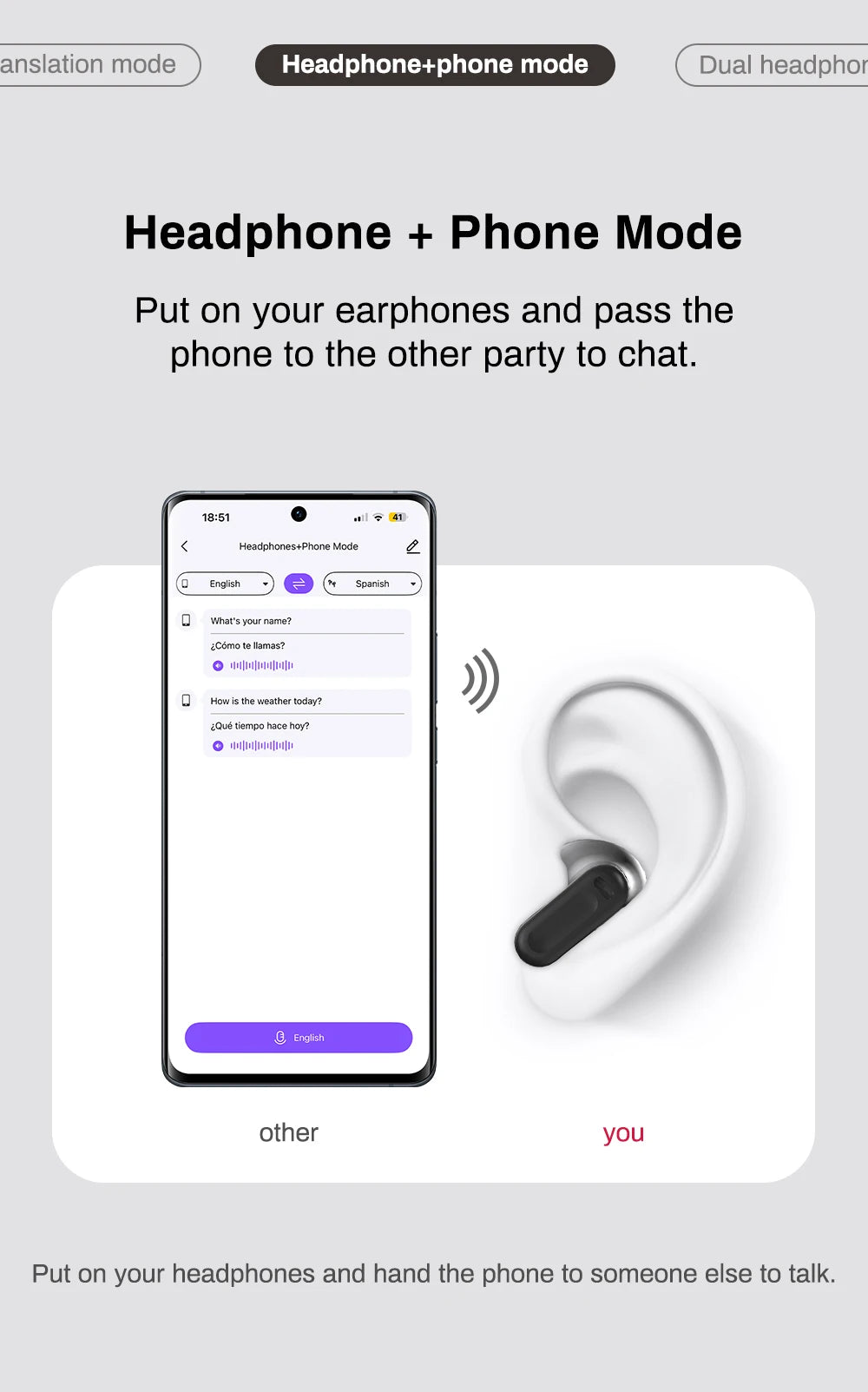 HTC NE20 AI Translator Wireless Earbuds – Bluetooth 6.0